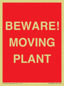 BEWARE! MOVING PLANT